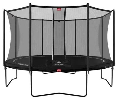 Produktbild von BERG Trampolin Favorit Regular 380 + Sicherheitsnetz Comfort Schwarz