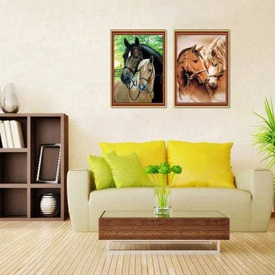 Obrázek produktu pro Sada pro diamantovou malbu s motivem koně, 30 x 40 cm, pro dospělé i děti