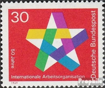 Produktbild von Briefmarken BRD (BR.Deutschland) 1969 Mi 582 (kompl.Ausg.) FDC 50 Jahre Internationale Arbeitsorganisation
