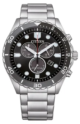 Produktbild von Citizen Chronograph für Herren aus Edelstahl, Eco Drive
