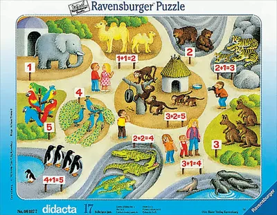 Produktbild von Erstes Zählen 1 bis 5, Rahmenpuzzle