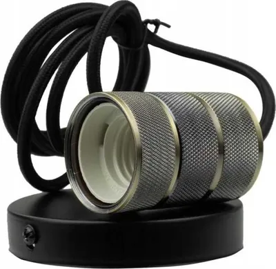 Image de Plafonnier Suspendu Bronze E27 60W