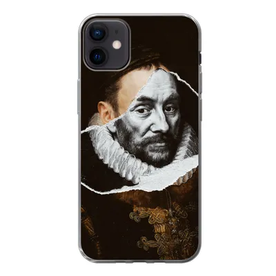 Produktbild von MuchoWow® Handyhülle Schutzhülle Hülle für iPhone 12 mini Wilhelm von Oranien - Alte Meister - Adriaen Thomasz Silikon Softcase Handy Hülle - Bild