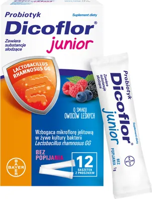 Produktbild von DICOFLOR JUNIOR Probiotikum für Kinder 12 Beutel