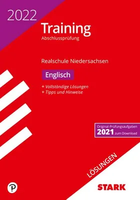 Produktbild von STARK Lösungen zu Training Abschlussprüfung Realschule 2022 - Englisch - Niedersachsen