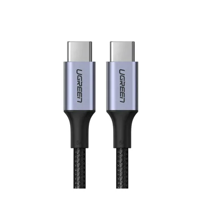 Produktbild von Ugreen USB-C Kabel 100W PD QC 3.0 1m Grau