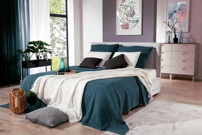 Produktbild von Vital Home Marine Bettüberwurf 200x220 cm Baumwolle