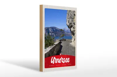 Produktbild von Holzschild Reise 20x30cm Urnersee Schweiz Europa Urlaub