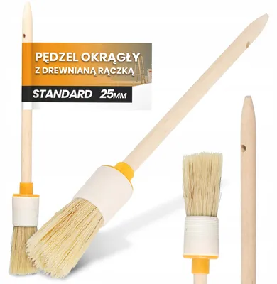 Produktbild von TRCR Rundpinsel Standard 25 mm für Farben und Lacke