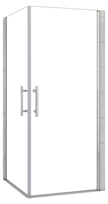 Produktbild von Duschspa Eckdusche Duschkabine 80x70x195cm Doppeltür Aluminium Profil Duschabtrennung für Badezimmer