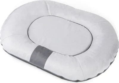 Produktbild von Hundebett Ponton "Comfort" – 120x100 cm – oval, kratzfest & wasserabweisend | Hundeschlafplatz Hundesofa Hundekissen | PillowPrim