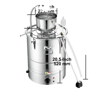 Obrázek produktu pro 50l lihový destilát, 2800W elektrický ohřívač, nerezová ocel, 50 litrů