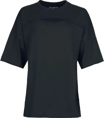 Produktbild von Black Premium by EMP Damen Essential - T-Shirt mit Cut-Out schwarz XXL