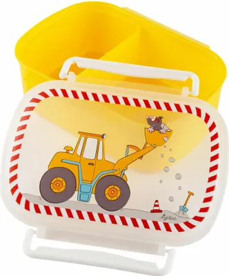 Obrázek produktu pro sigikid Bodo Bagger box na oběd, box na chléb, box na sendvič, box na svačinu, dětský, plast, 17 x 11 cm, žlutý, 25267