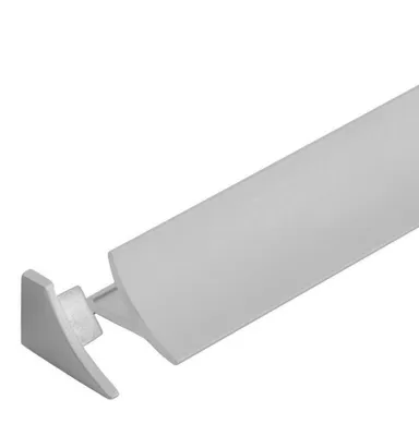 Obrázok produktu pre VP6 ľavá koncovka pre lištu T-COVE, hliník elox striebro, 16 mm, 2 ks
