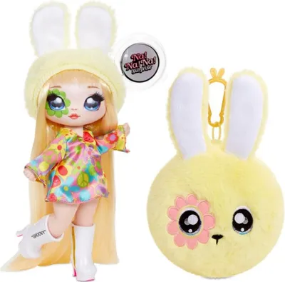 Zdjęcie produktu dla Na! Na! Na! Surprise 2-in-1 Pom Doll Series 4- Bebe Groovy, Lalka modowa, Damski, 5 lat(a), Dziewczyna, Wielobarwny