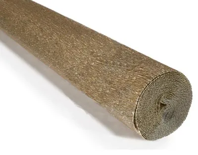 Produktbild von Metallisiertes Kreppband, hellgoldfarben, 50 x 250 cm, 180 g/m²