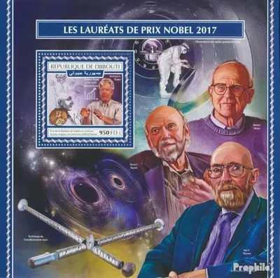 Produktbild von Briefmarken Dschibuti 2017 Mi Block 1102 (kompl. Ausg.) postfrisch Nobelpreis