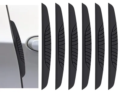 Produktbild von Türkantenschutz Auto Schwarz Gummi 6 Stück