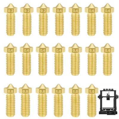 20-teiliges 3D-Drucker-Düsenset, 0,2–1,0 mm