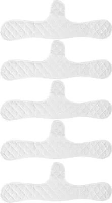 Produktbild von 5 Stück Baumwoll-BH-Einlagen, 3-lagig, Schweißabsorbierende Pads unter der Brust, wiederverwendbare, waschbare BH-Einlagen für Frauen