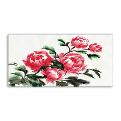Produktbild von Coloray Canvas 100x50 Wandbild Leinwand Bilder Gemälde Blume Asiatische Chinesische