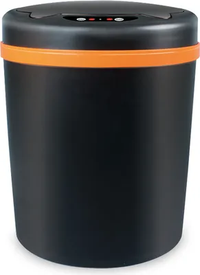 Image de 10 L Poubelle de cuisine automatique intelligente sans contact ｜Poubelle en plastique avec couvercle anti-odeur ｜Noir