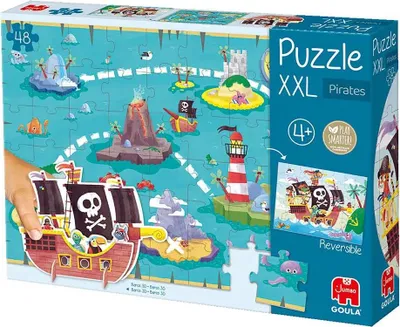 Immagine prodotto di GOULA - Puzzle XXL - Pirati - 48 pezzi