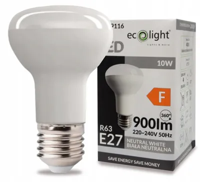 Obrázok produktu pre LED žiarovka R63 E27 10 W 4000 K 900 lm