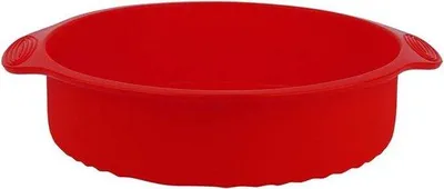 Immagine prodotto di Stampo per torte 3D in silicone - Ø 29 cm - Rosso - Crea i tuoi stampi per torte personalizzati