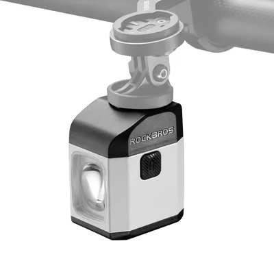 Produktbild von ROCKBROS Fahrrad-Frontleuchte 1600 Lumen Mehrere Beleuchtungsmodi mit Fernbedienung IPX6 4000mAh, für weiße Fahrräder
