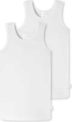 Produktbild von Schiesser Kleinkinder Jungen 2 er Pack Hemd 0/0 Gr. 116  weiss