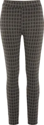 Produktbild von LASCANA Leggings beige schwarz gemustert Größe 48/50