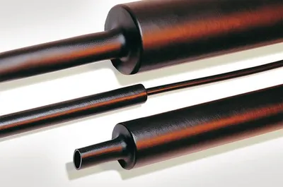 Obrázek produktu pro HellermannTyton 323-50750 Smršťovací bužírka s lepidlem černá 75 mm 22 mm Smršťovací poměr: 4:1 1 m (323-50750)