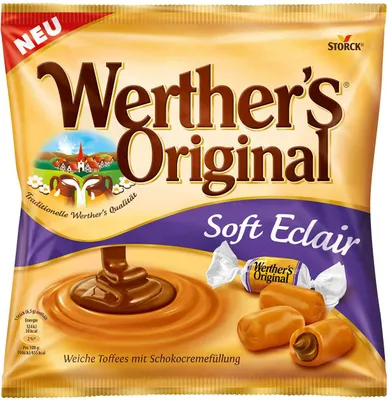 Produktbild von Werthers Original Soft Eclair extra weiche Sahnetoffees 180g