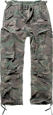 Immagine prodotto di Brandit BD1001 | M-65 Pantaloni cargo vintage da S a 7XL - Colore: Olive Camo - Taglia: L