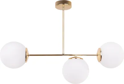 Produktbild von Goldene Loft Hängelampe – Elegante Deckenlampe Kronleuchter im Glamour Stil