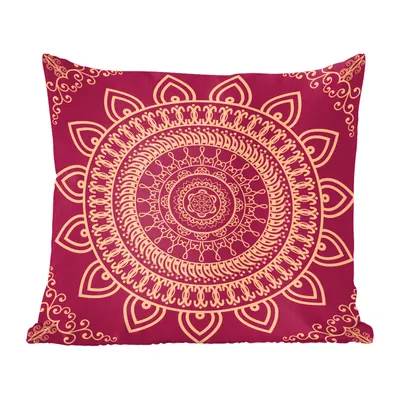 Produktbild von MuchoWow® Zierkissen Sofakissen Wohnzimmer Dekokissen 50x50 cm Mandala-Symmetrie - Komfort - Sofakissen