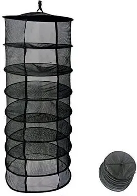 Produktbild von Trockennetz Kräuter Ø 60 cm 8 Lagig – Grow Netz Kräuter Trocknen Trocknungsnetz zum Aufhängen Gemüse Früchte Kräuternetz