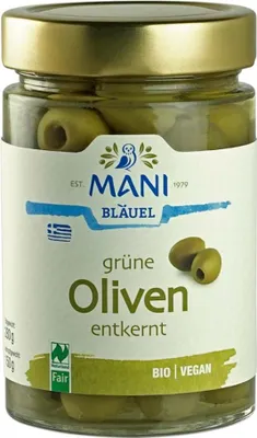 Produktbild von Grüne Oliven entkernt 280g 12er Pack