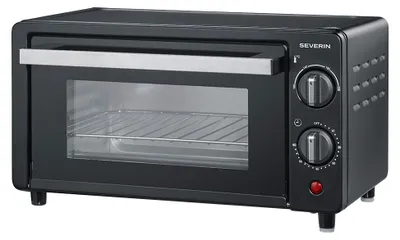 Zdjęcie produktu dla Severin TO 2062, 9 l, Czarny, Srebrny, Wolnostojący, Obrotowy, 100 - 220 °C, Plastik, Metal