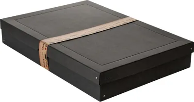 Produktbild von Falken 5x PURE Box Black DIN A2, Füllhöhe 100 mm schwarz - Schwarz - 22001768F