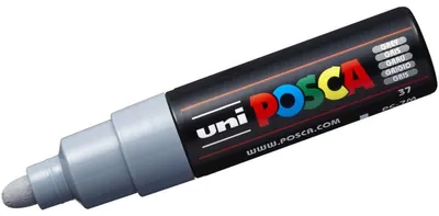 Produktbild von Fasermaler Uni Posca PC-7M 4,8-5,5mm grau