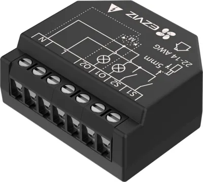 Immagine prodotto di Ezviz T35WM Rele' Wifi 1 Canale Timer ed Automazioni Assistenti Vocali Nero