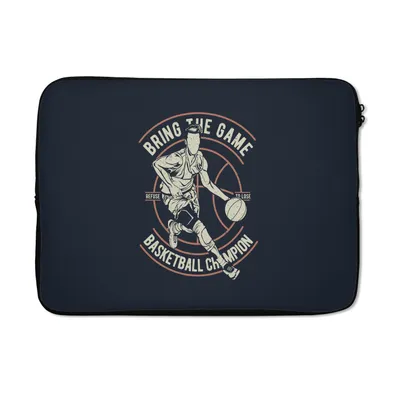Produktbild von MuchoWow® Laptop Hülle 13 Zoll Basketball - Sport - Retro Laptoptasche - Laptophülle - Sleeve - Rundumschutz