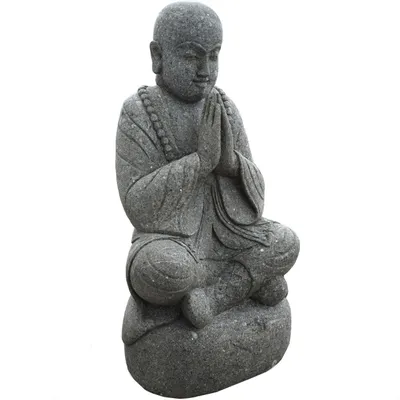 Produktbild von Stonox Shaolin Mönch Figur Parbhani Naturstein frostbeständig 60x70x150cm