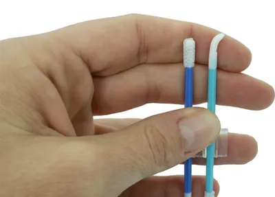Produktbild von Wellys GI-042530: Silico Swab - 2er-Set Silikon-Wattestäbchen