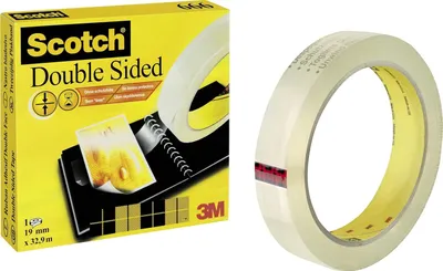 Zdjęcie produktu dla 3M Scotch doppelseitiger Klebefilm 665, 19 mm x 33,0 m