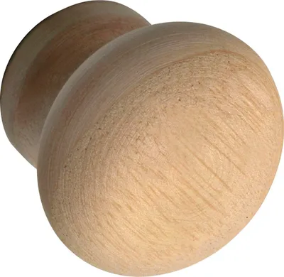 Produktbild von Alles im Griff Möbelknopf Hemera ø 30mm - Möbelknauf aus Holz Tiefe 28mm - Knauf für Schrank, Esche roh