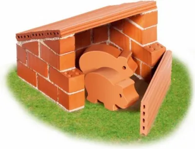 Obrázek produktu pro Stavebnice Teifoc 1020 Domek Pigs